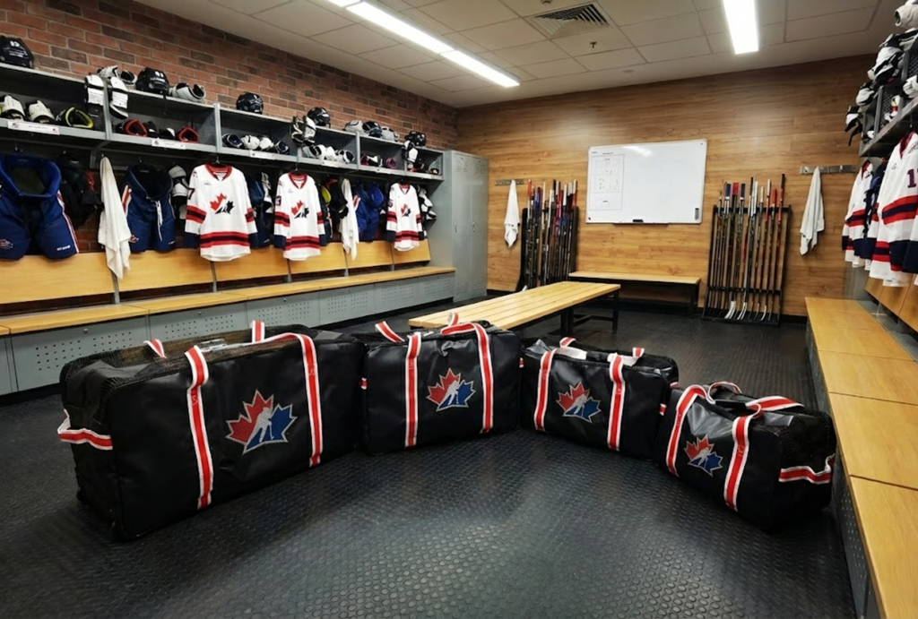 Sac de hockey personnalisé avec logo club pour équipe suisse